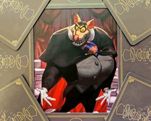 Professor Ratigan Character Diamond Painting