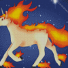 Rapidash Pokemon Diamond Painting