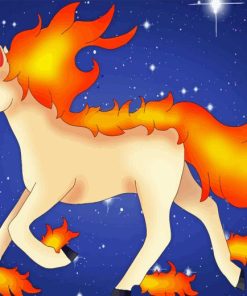 Rapidash Pokemon Diamond Painting