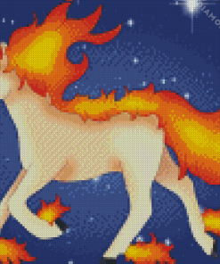 Rapidash Pokemon Diamond Painting