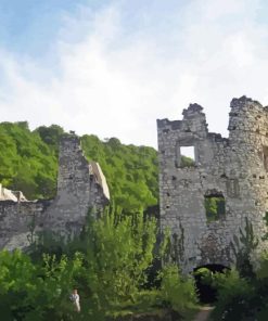 Samobor Castle In Croatia Diamond Painting