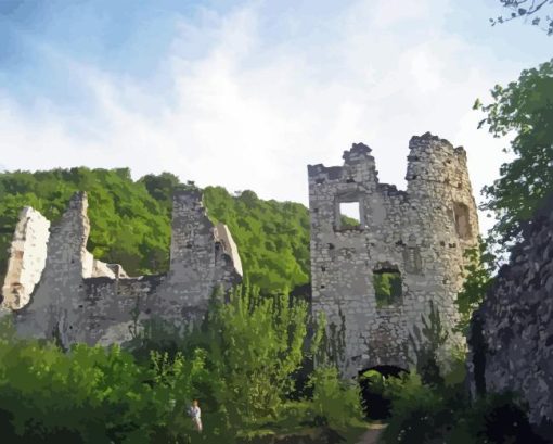 Samobor Castle In Croatia Diamond Painting