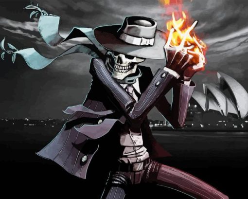 Skulduggery Pleasant Diamond Painting