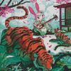 Tiger And Rabbit Diamond Painting