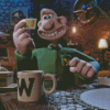 Wallace And Gromit Characters Diamond Painting