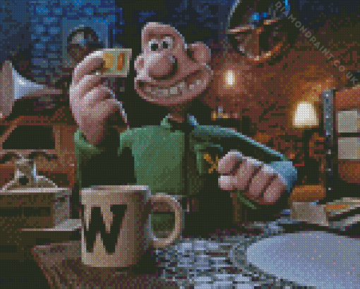 Wallace And Gromit Characters Diamond Painting