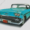 Blue 1958 Chevrolet Impala Diamond Painting