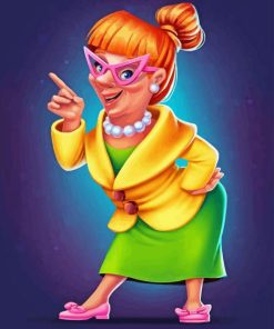 Cool Old Lady Diamond Painting