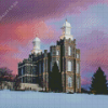 Logan Utah Temple Diamond Painting