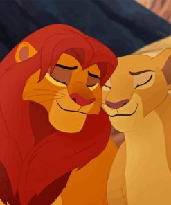 Nala And Simba Diamond Painting