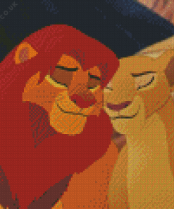 Nala And Simba Diamond Painting