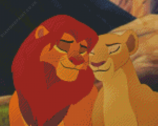 Nala And Simba Diamond Painting