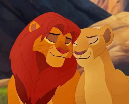 Nala And Simba Diamond Painting