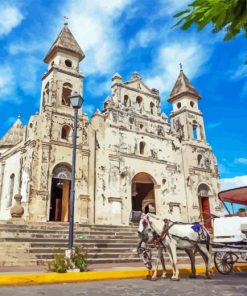 Nicaragua Guadalupe Church Diamond Painting