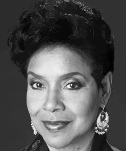 Black And White Phylicia Rashad Diamond Painting